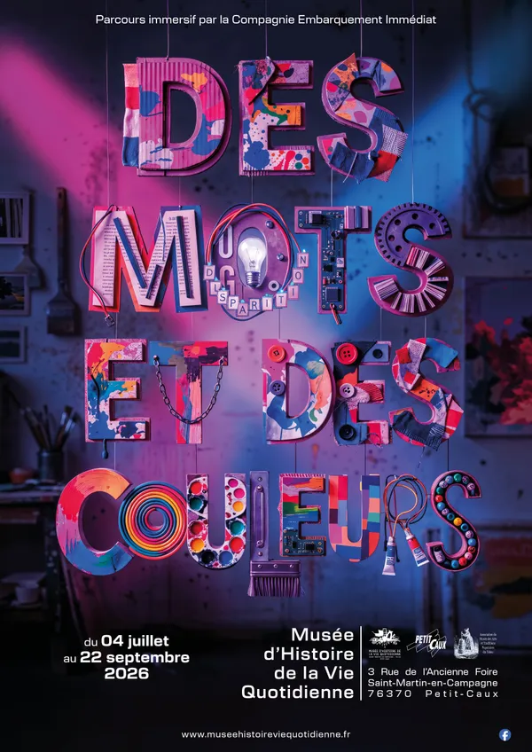 JEP 2026 - Déambulation guidée de l’accrochage « Des mots et des couleurs » par le Collectif Embarquement immédiat - Musée d'Histoire de la Vie Quotidienne