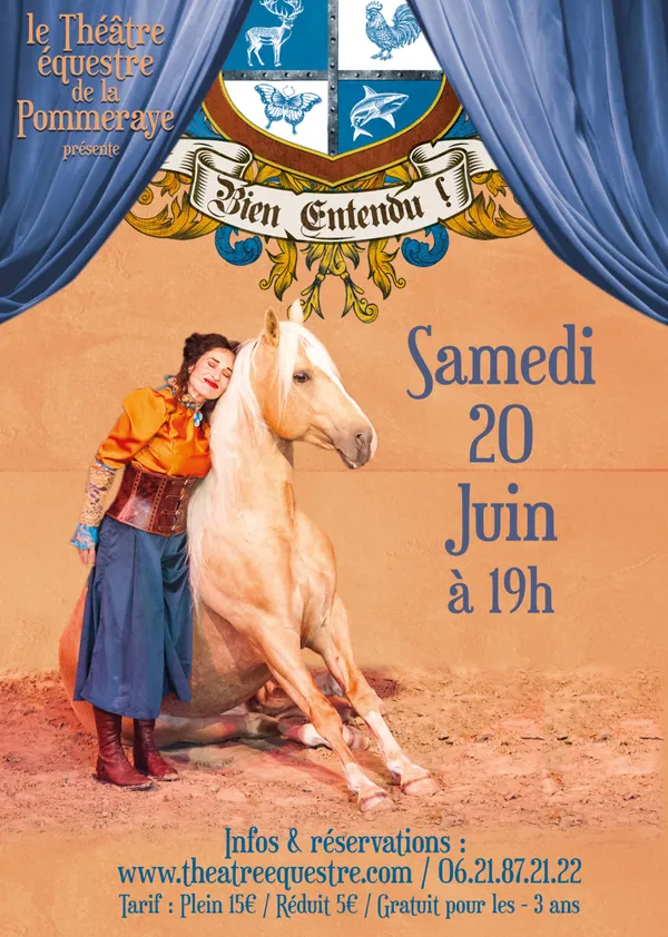 Spectacle jeune public « Bien entendu ! » au théâtre équestre de la Pommeraye
