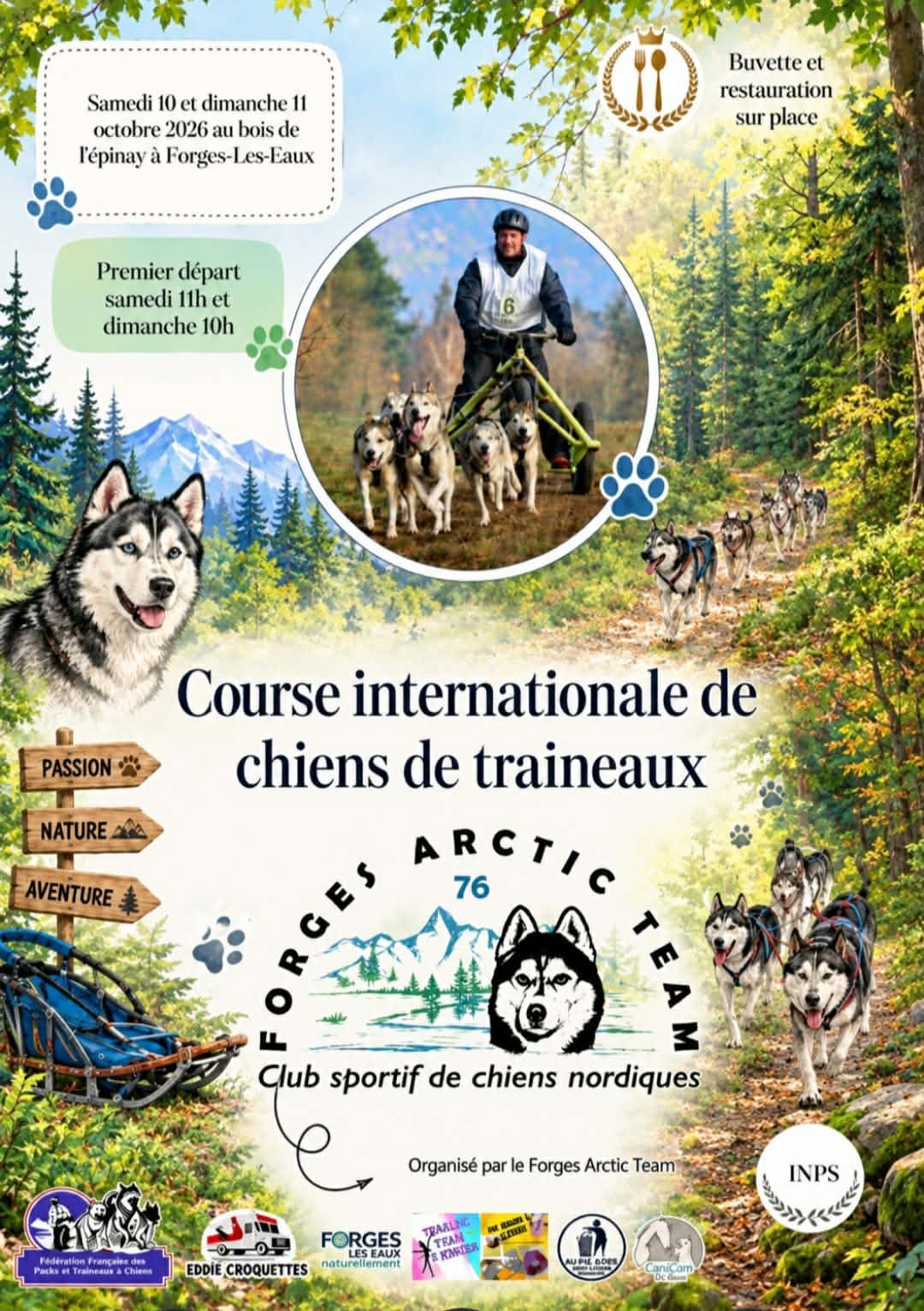 Course internationale de chiens de traineaux