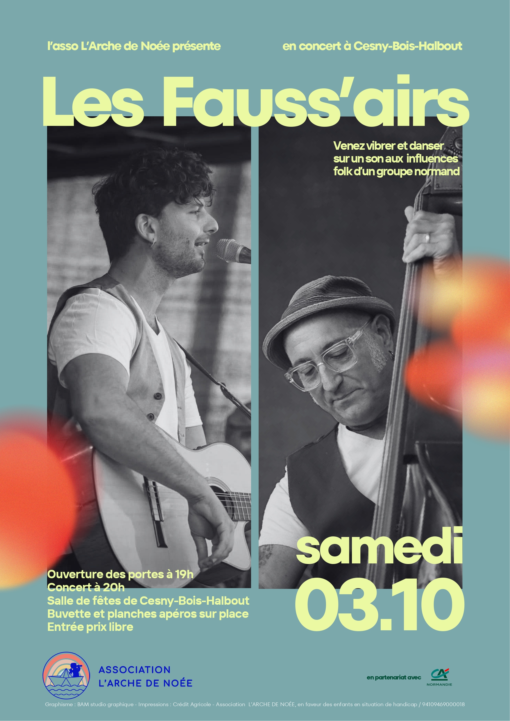 Les Fauss’airs en concert à Cesny-Bois-Halbout