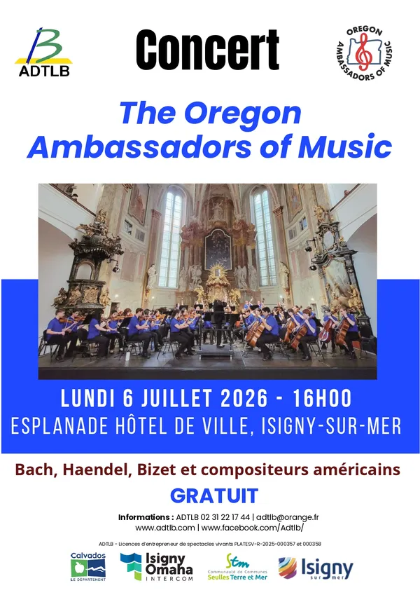 Concert de l'orchestre à cordes The Oregon Ambassadors of Music (USA)