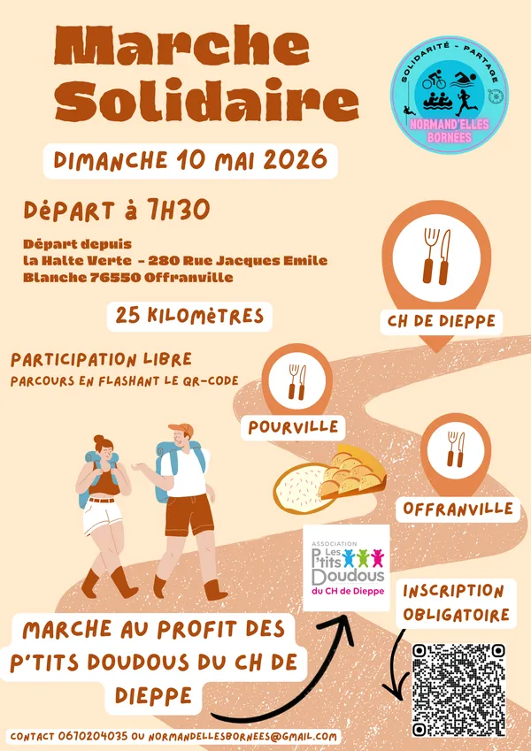 [Randonnée] Pour P'tits Doudous du CH de Dieppe