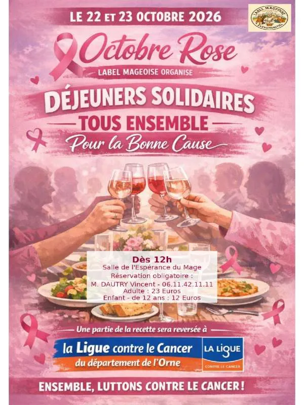 Déjeuners solidaires tous ensemble pour la bonne cause