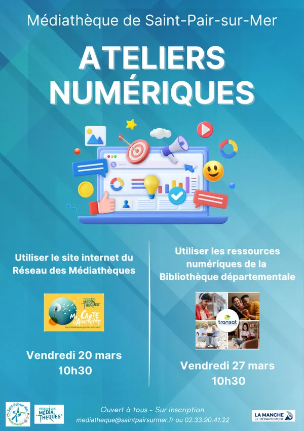 Les ressources numériques de la Bibliothèque départementale de la Manche