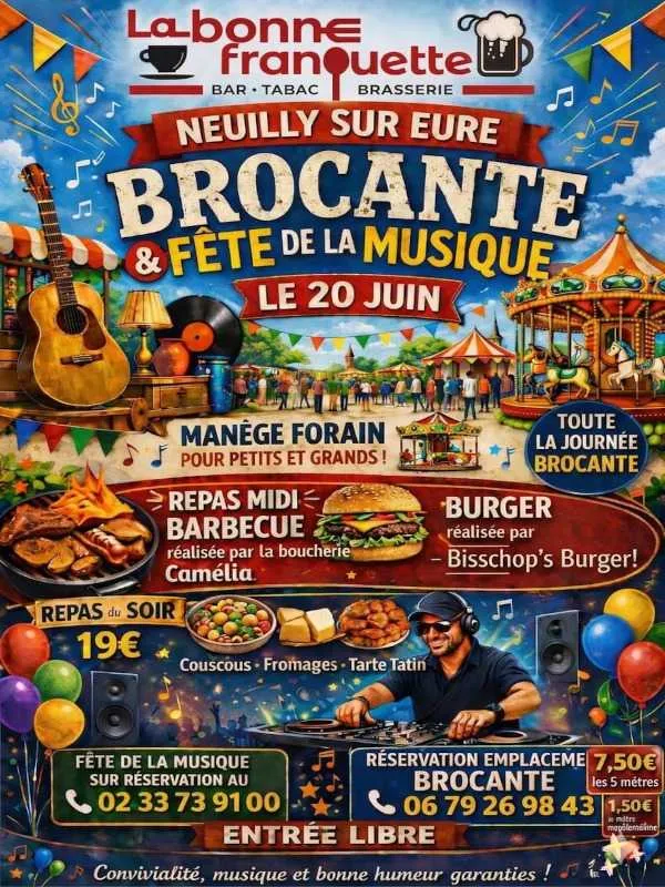 Fête de la musique et brocante