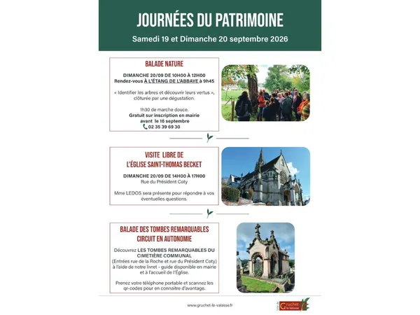Journées Européennes du Patrimoine : Balade des tombes remarquables
