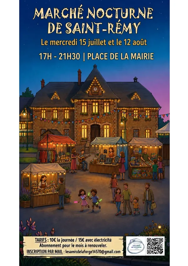 Marchés d'été nocturnes à Saint-Rémy