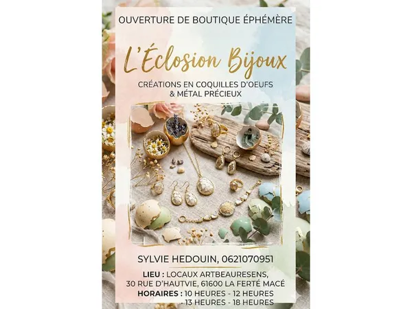 Boutique éphémère de créations artisanales locales