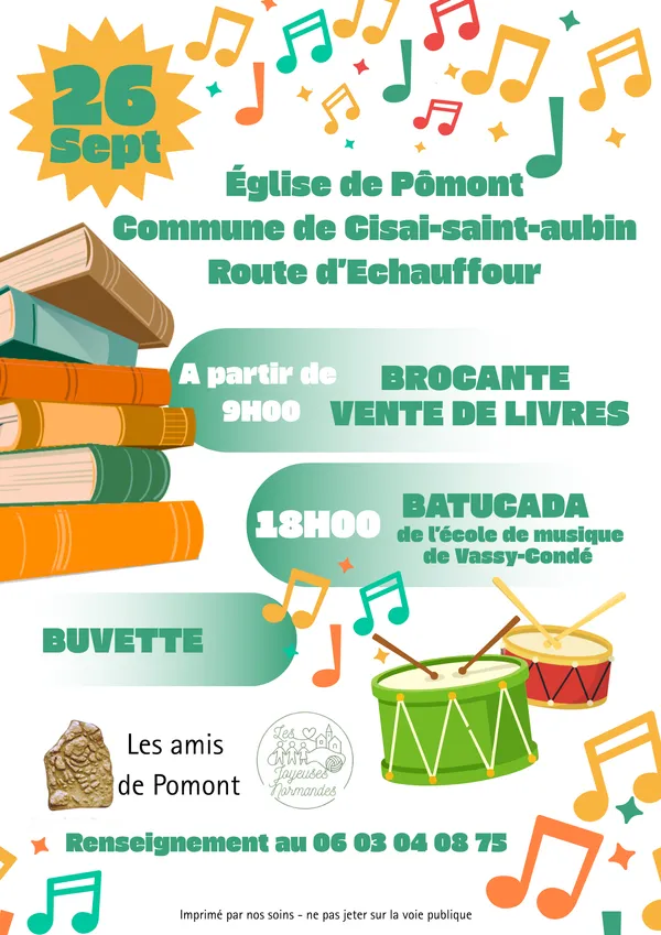 Brocante et Concert à l'église de Pomont