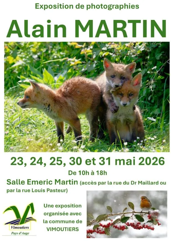 Exposition photos : Alain MARTIN, photographe animalier