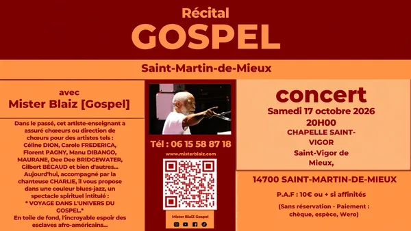 Récital de Gospel à Saint-Martin-de-Mieux