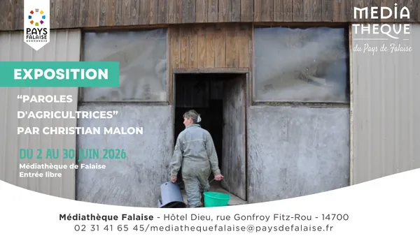 Exposition "Paroles d'agricultrices" par Christian Malon
