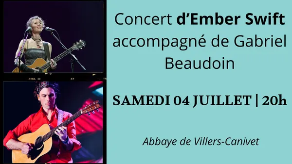 Concert d'Ember Swift & Gabriel Beaudoin