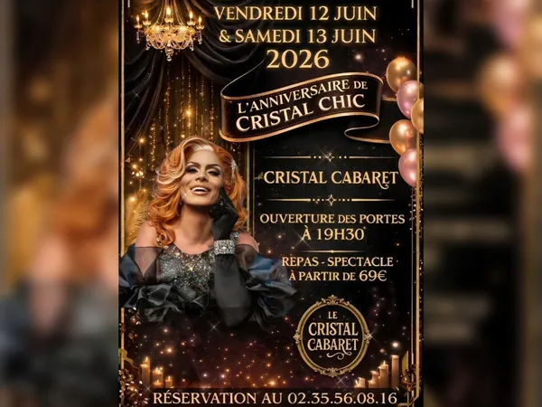 Anniversaire de Cristal Chic au Cristal Cabaret