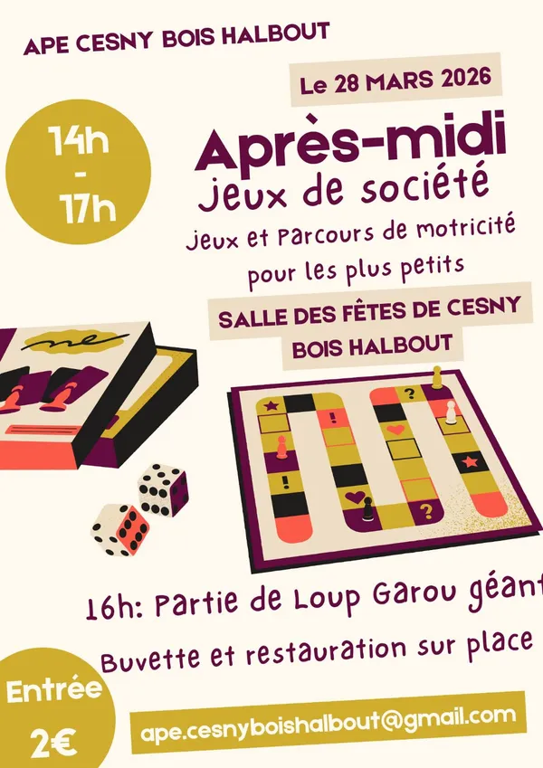 Après-Midi jeux de société 