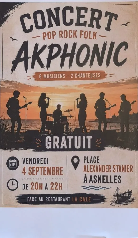 Concert : Akphonic - Asnelles -