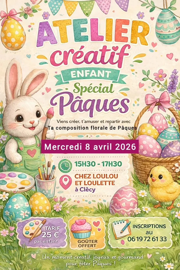 Atelier créatif de Pâques