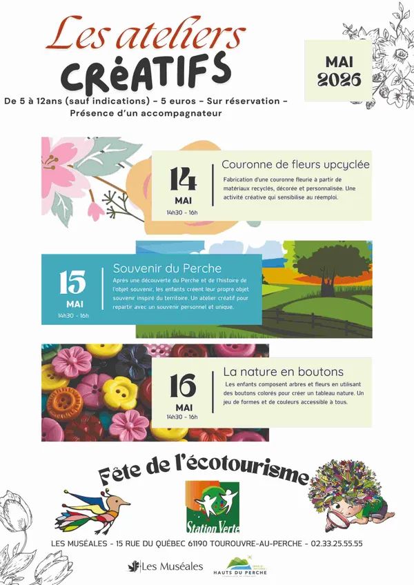 Ateliers créatifs 5-12 ans