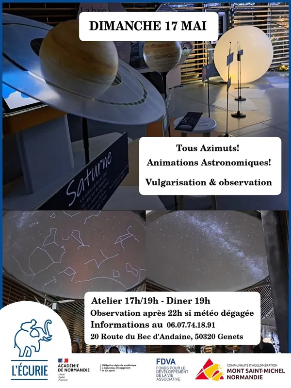 Animation astronomie "Tous azimuts"