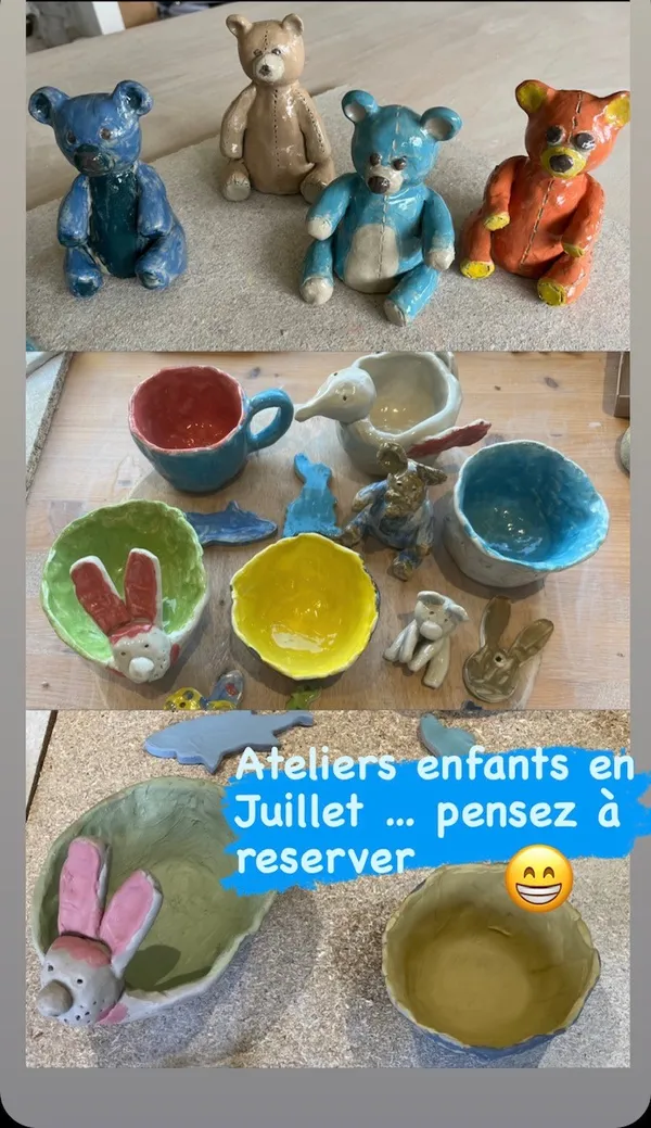 Atelier céramique enfants