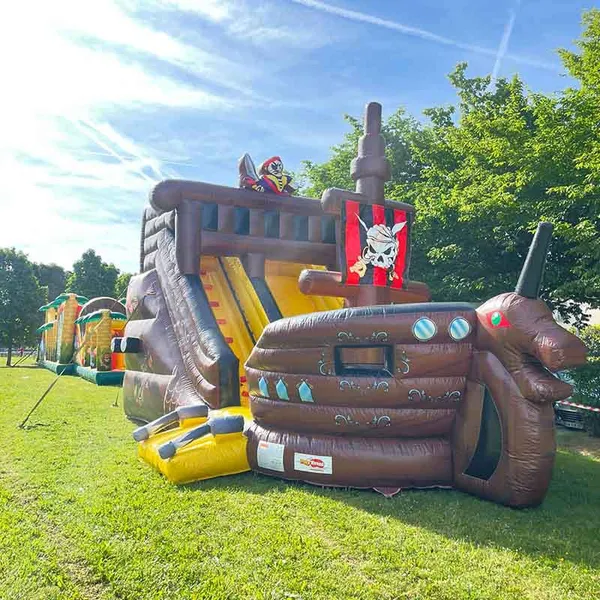 Structure Gonflable Toboggan Bateau Pirate