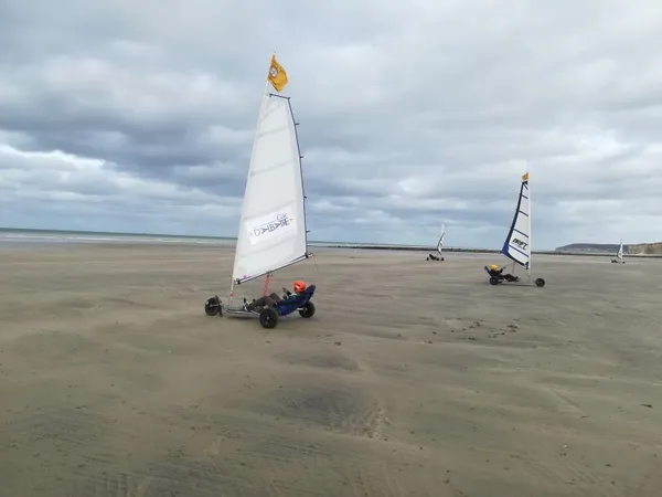 Initiation au char à voile sur la Côte d’Albâtre