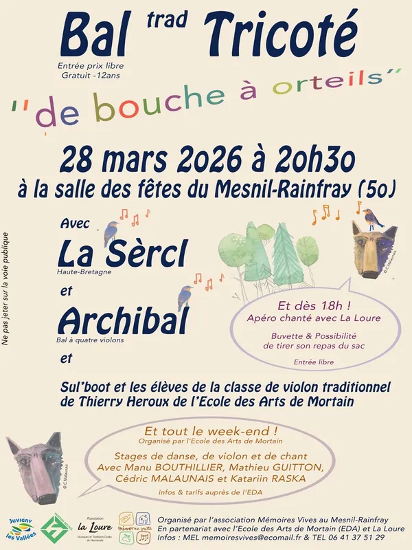 Bal Trad Tricoté "De bouches à orteils"