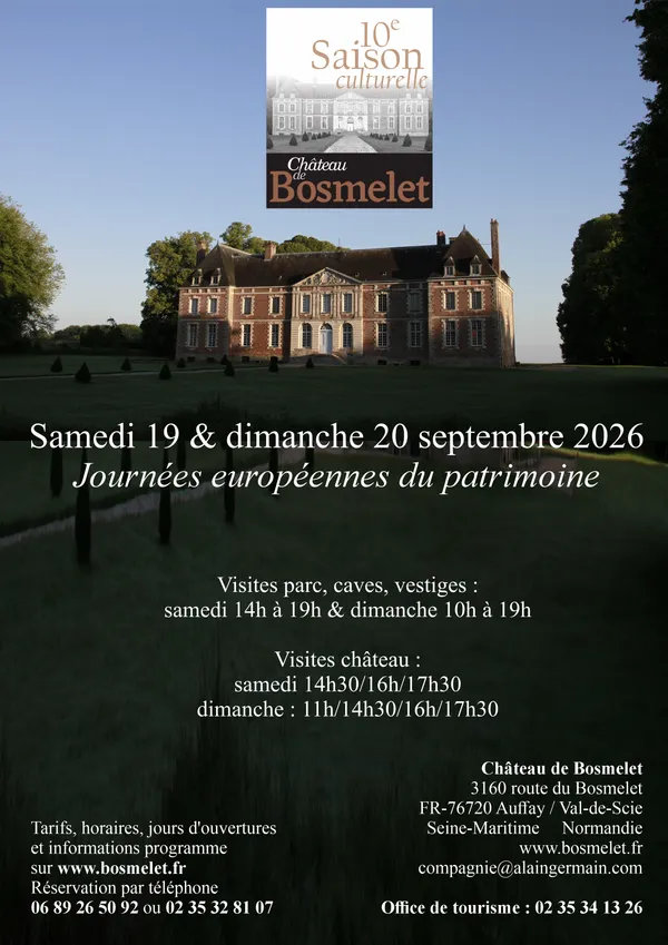 Les Journées Européennes du Patrimoine au Château de Bosmelet