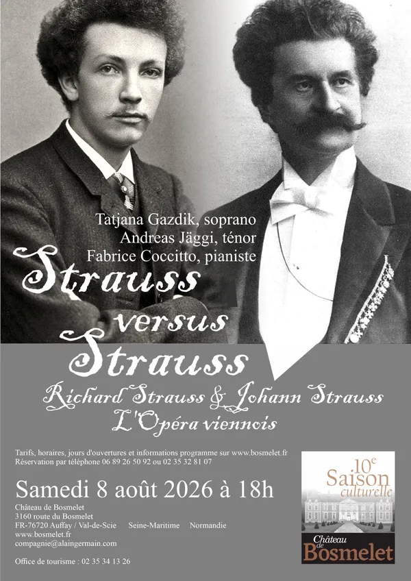 Concert au Château de Bosmelet : "L'opéra viennois"