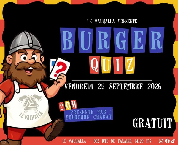 Burger Quiz Géant !