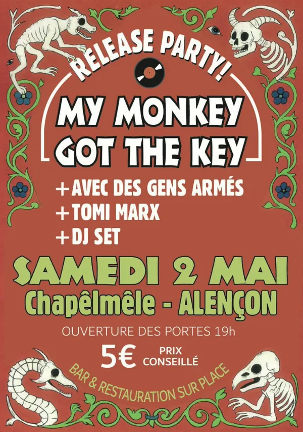 Release party : My Monkey Got The Key