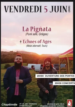 Concerts : La Pigñata + Echoes of Ages