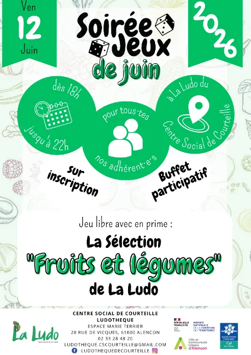 Soirée jeux de juin