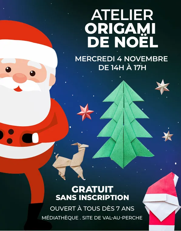Atelier origami de Noêl