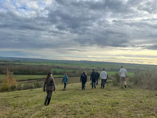 Chantier nature sur la réserve naturelle du coteau de Mesnil-Soleil