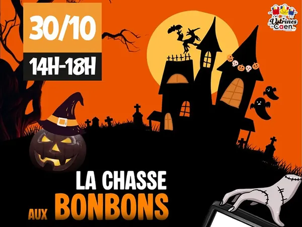 Grande chasse aux bonbons d'Halloween
