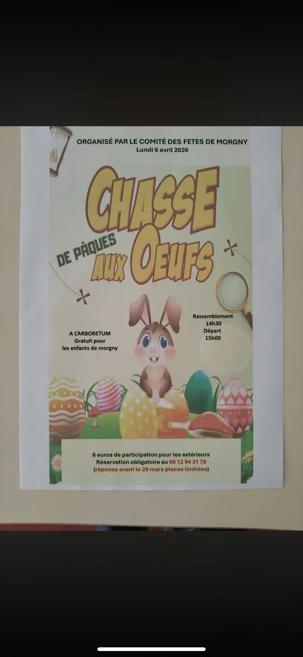 Chasse aux oeufs de Pâques