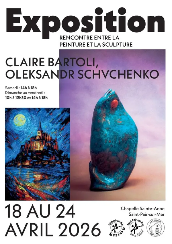 Exposition de Claire BARTOLI et Oleksandr SCHVCHENKO