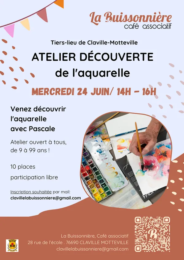 Atelier aquarelle à La Bussonière