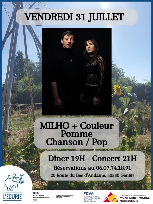 Concert "Milho et Pierre Mahier"