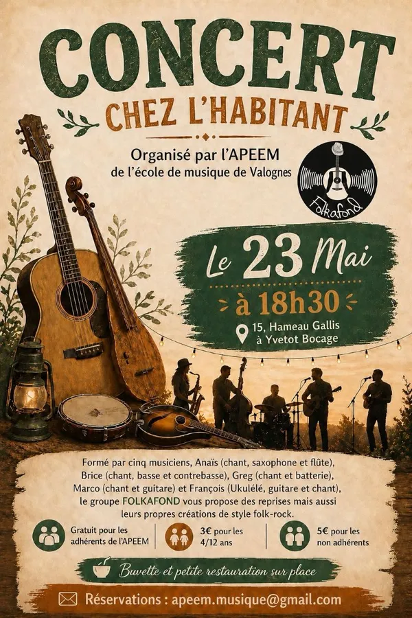 Concert chez l’habitant