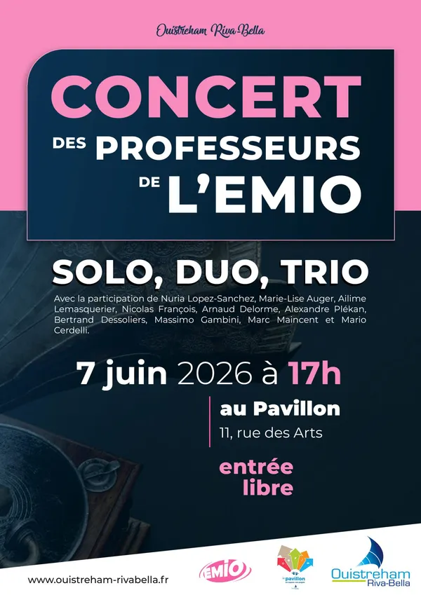 Concert des professeurs de l’EMIO