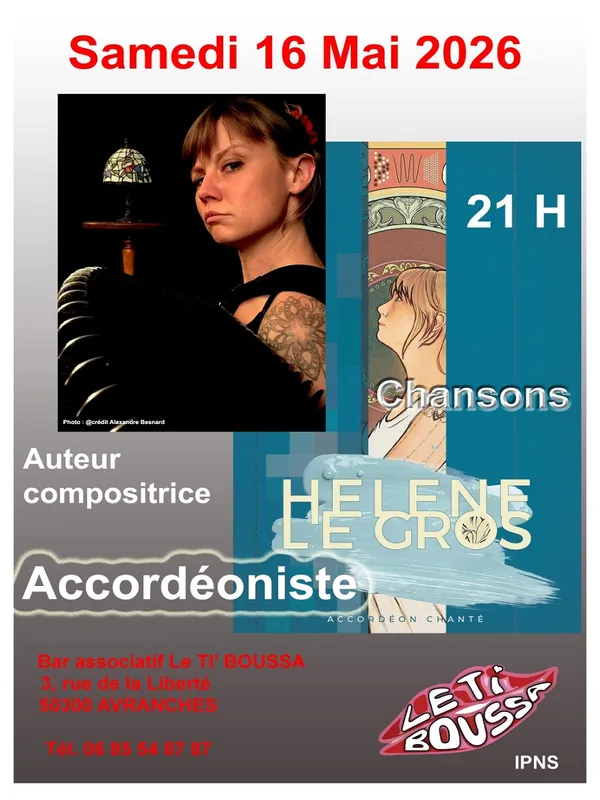Concert Hélène Legros au Ti'Boussa