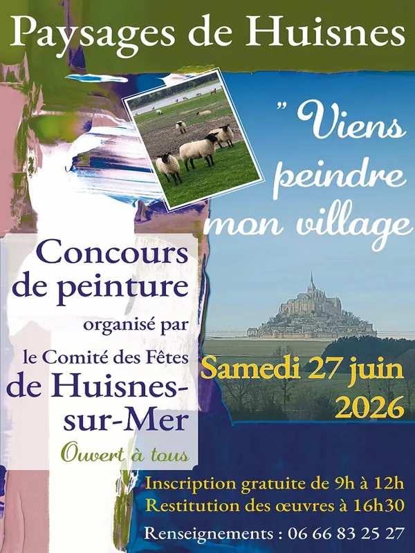 Concours de peintures "paysages de huisnes"