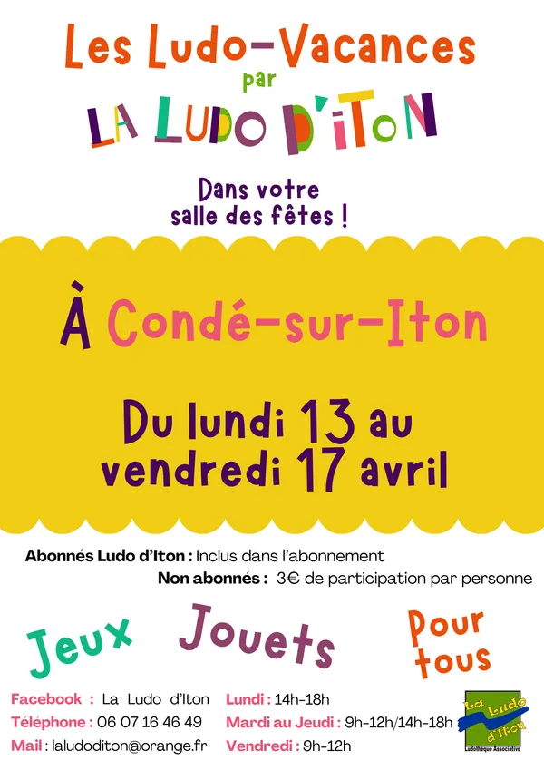 Ludo vacances à Condé-sur-Iton