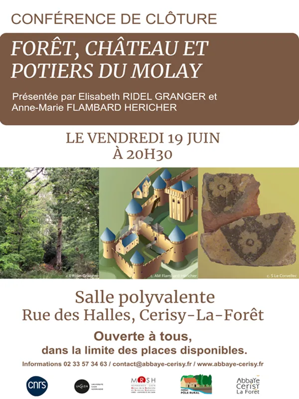 Conférence "Forêt, château et potiers du Molay"