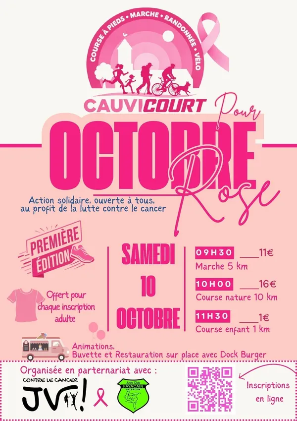 Octobre Rose : une course solidaire contre le cancer