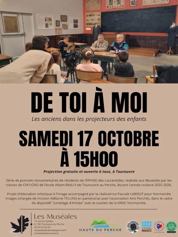 Projection de « DE TOI À MOI, Les anciens dans les projecteurs des enfants »
