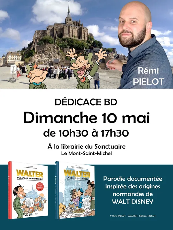Dédicace BD sur Walt Disney en Normandie