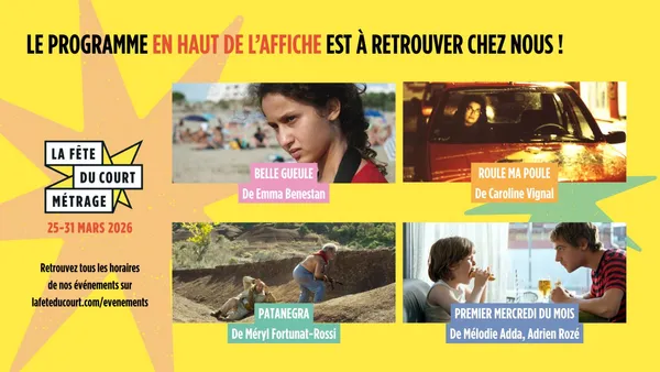 Fête du court métrage - en haut de l'affiche